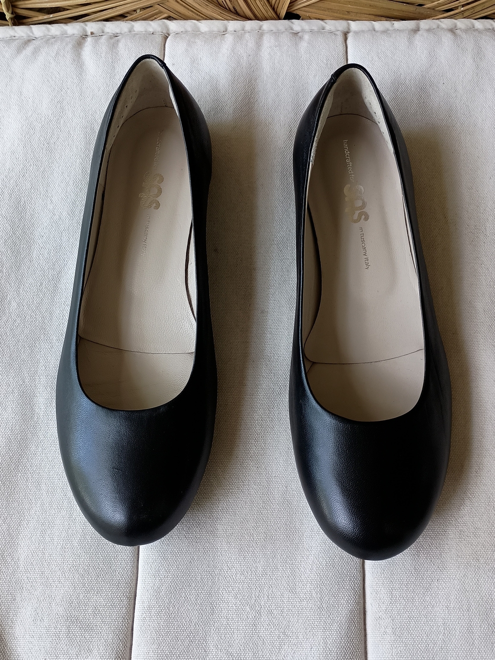 SAS Women’s Black Leather Ballet Flats_7